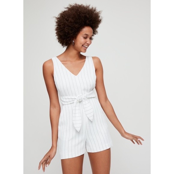 Wilfred NWT Ècoulement Romper in Espace/Black Size 2